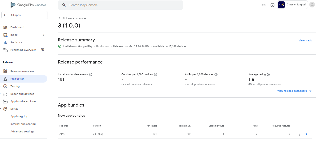 Getting your App Published to Google Play Store